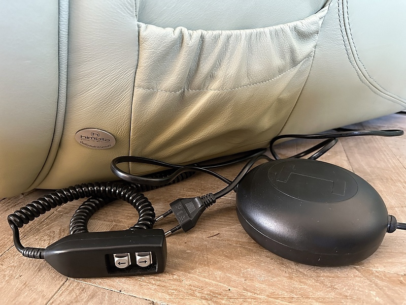 059 Kožená rozkládací sedací souprava sedačka HIMOLLA - 6