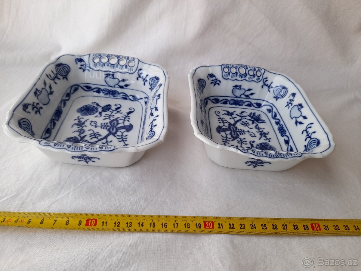 Cibulák dezertní souprava - talíře prolamované I.Tř. - 6