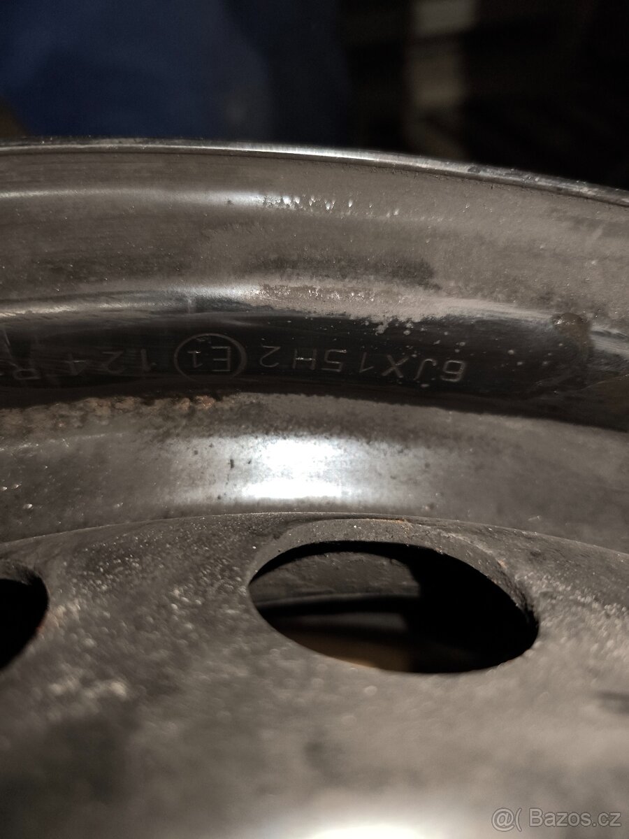 Prodám plechové disky 6Jx15 H2 ET40 - 6