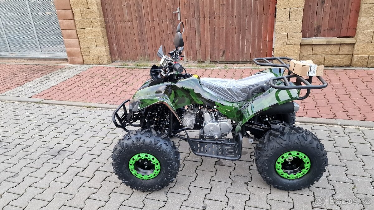 Dětská čtyřtaktní čtyřkolka ATV Warrior DELUX 125ccm, 3 rych - 6