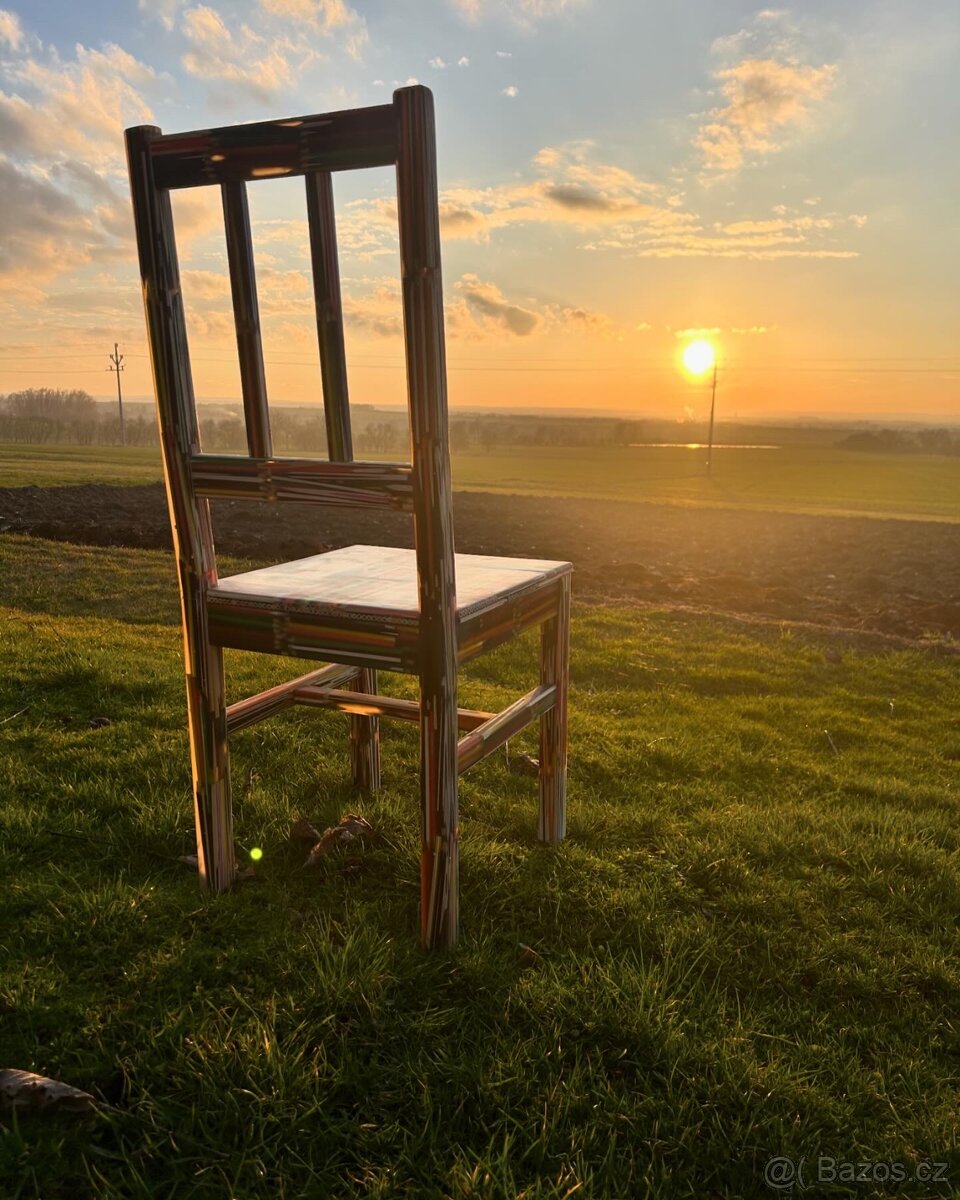 Zidle z pastelek - 6