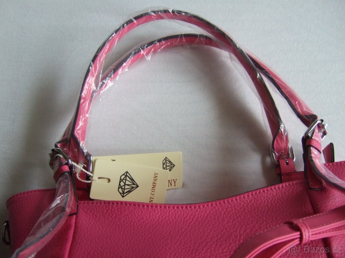 Kabelka růžová - 6