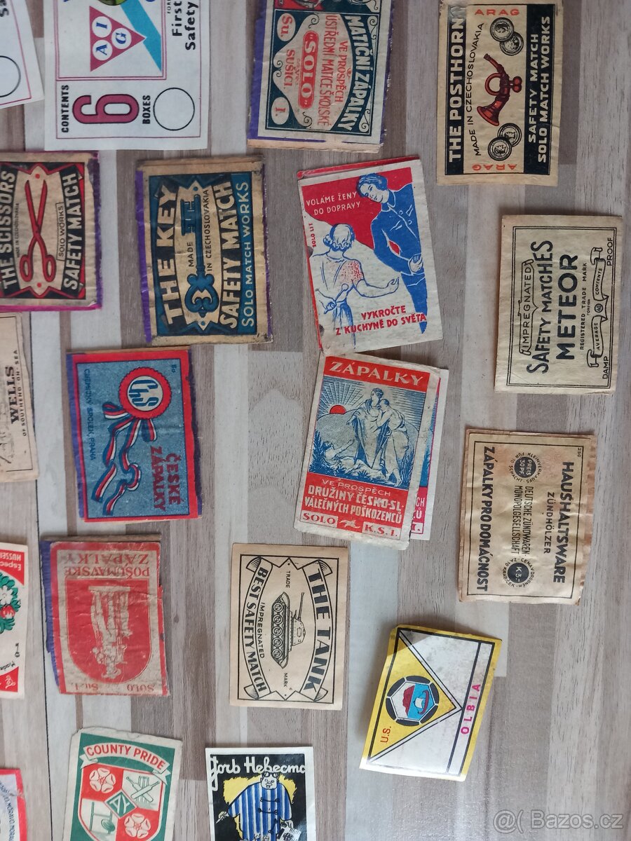 Nálepky od sirek - 6