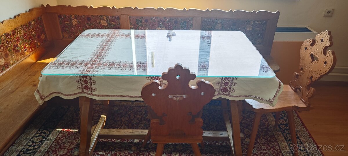 Nabízím k prodeji starožitný Slovácký nábytek - z roku 1935, - 6