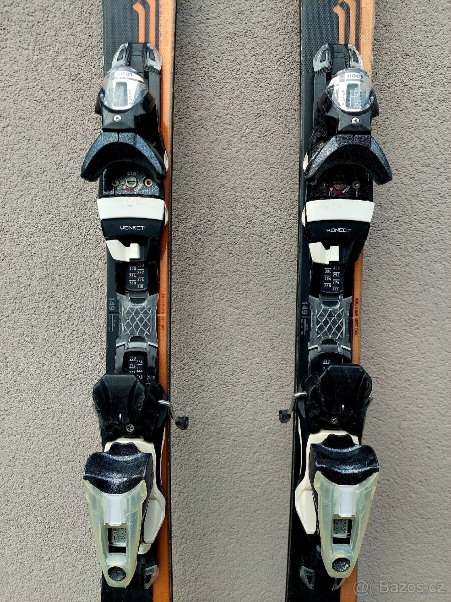 Dámské lyže ROSSIGNOL FAMOUS, 149 cm + lyžáky LANGE - 6