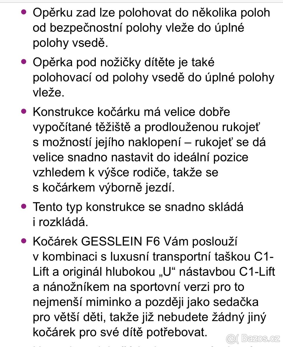 Gesslein kočárek - 6