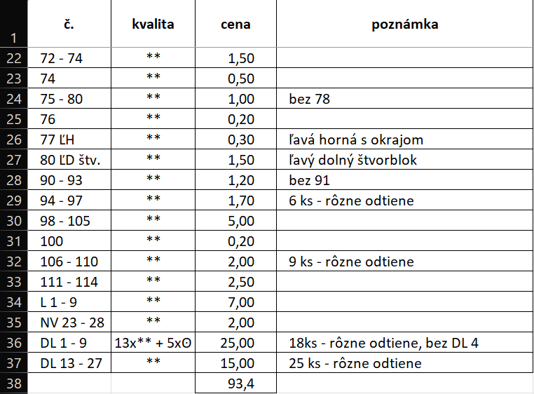 Známky - SLOVENSKÝ ŠTÁT - 6