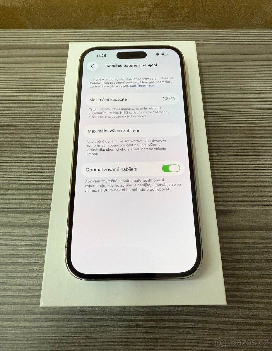 Apple iPhone 14 Pro 256GB zlatá, Top stav, baterie 100% - 6