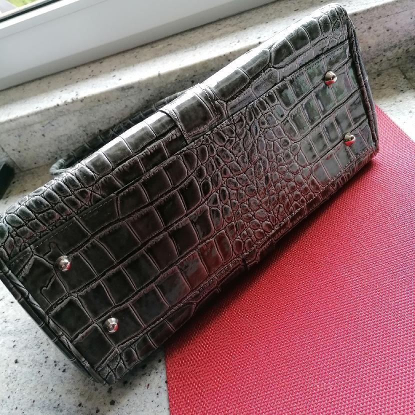 Italská kabelka šedá - 6