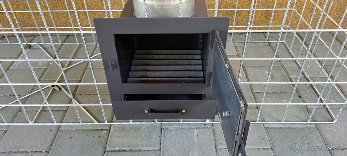 Udírna,gril pro vsazeni do gabionu. - 6