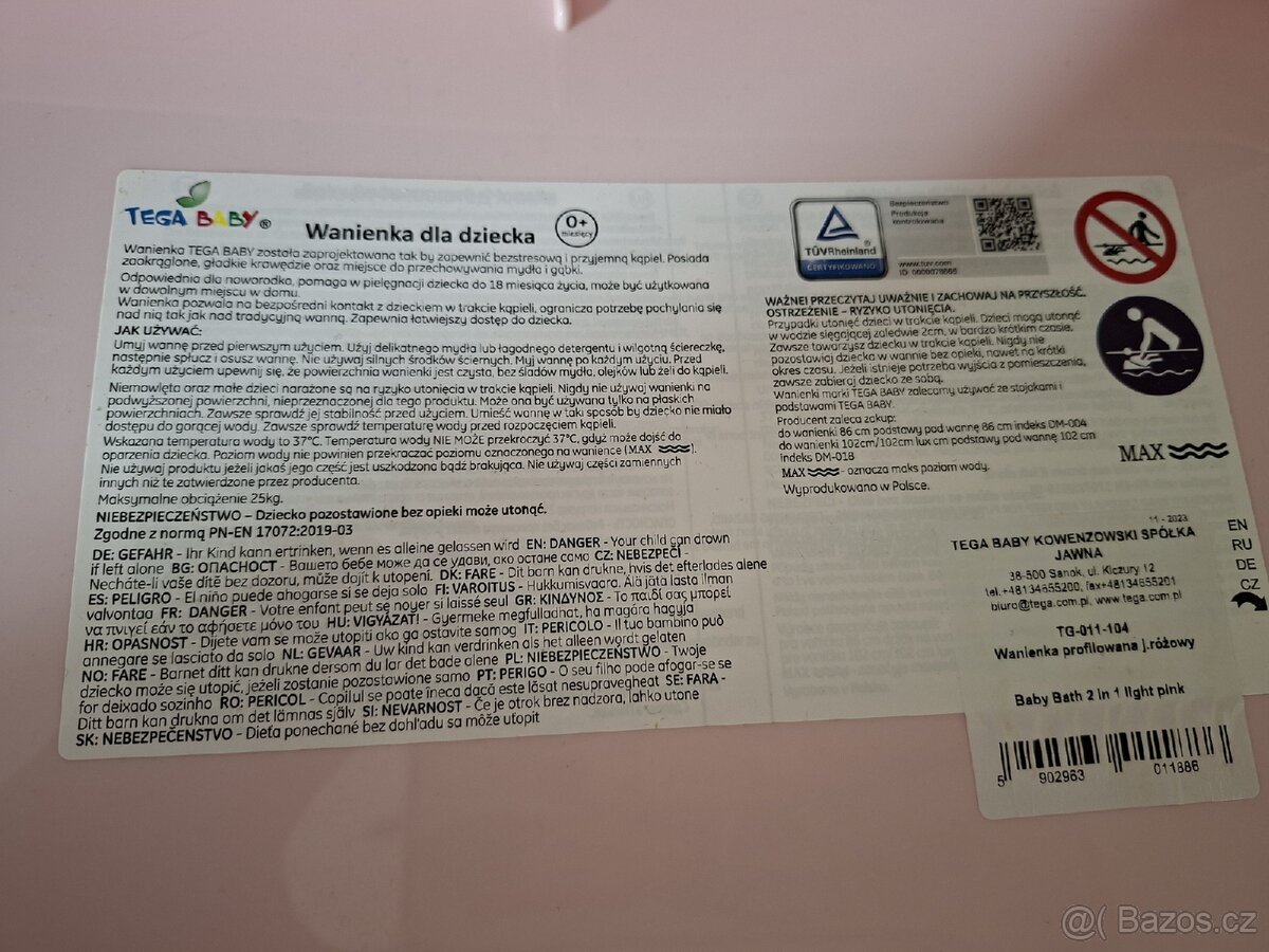 Dětská vanička Komfort 2v1 - 6