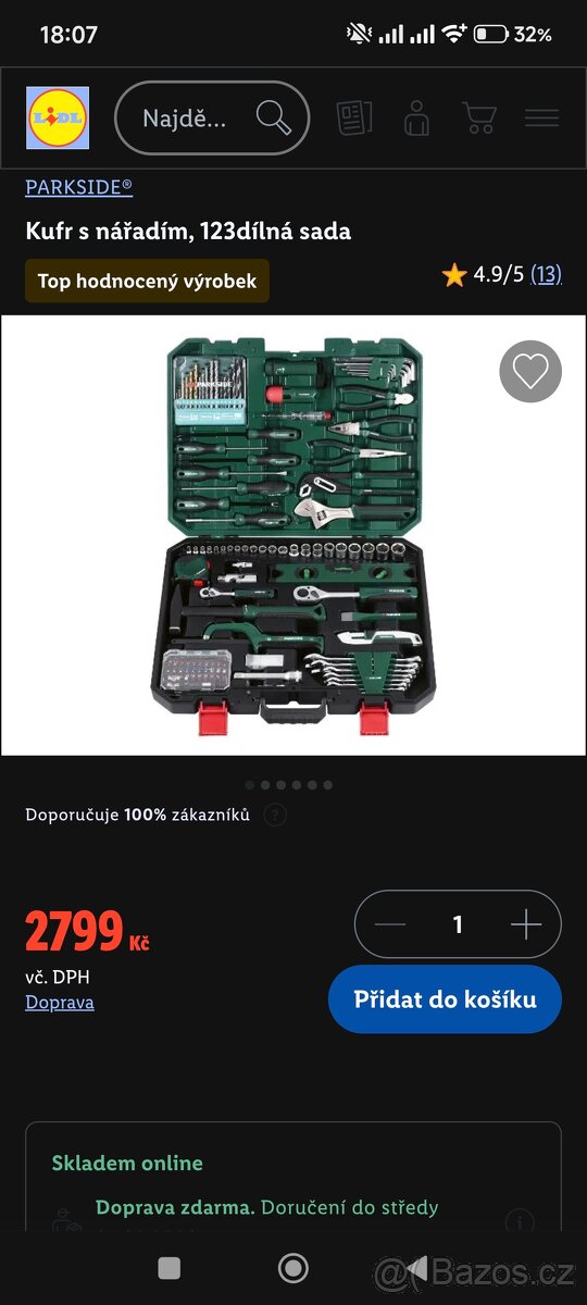 Kufr s náradím parkside - 6