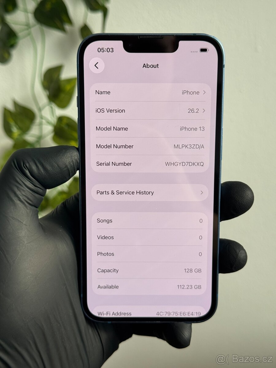 iPhone 13 128GB modrý - 6