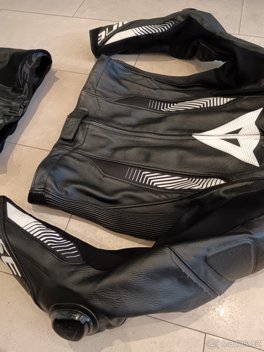 Dainese Laguna Seca 5-Pánská kožená moto kombinéza, dvoudíl - 6