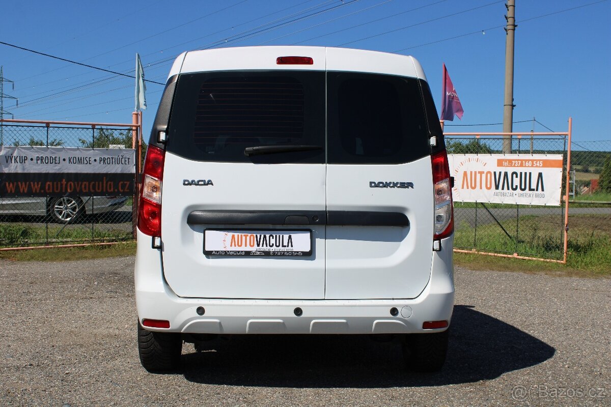 Dacia Dokker 1,3TCe 75KW, 1.maj.,ČR,serviska, r.v. 2020 - 6