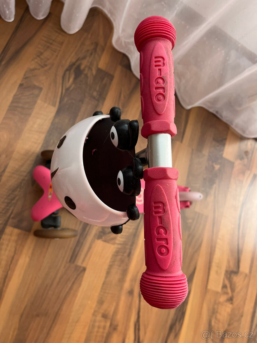 Koloběžka Mini micro s sedadlem a vodicí tyči pro nejmenší - 6