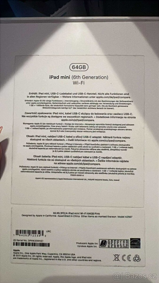 Prodam Ipad mini 6(2021) ruzovy - 6