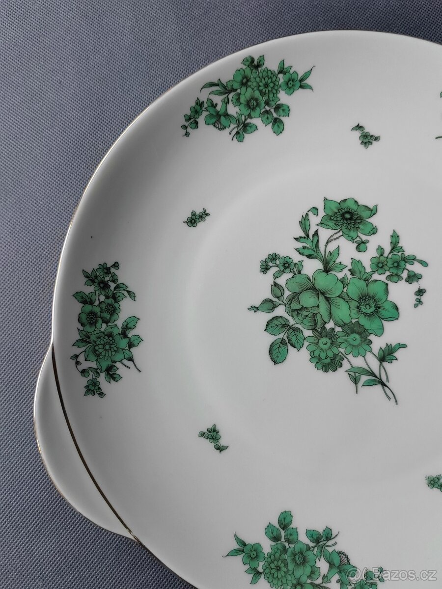 Nádherný servírovací talíř Sophienthal Fein Bayreuth 1945-48 - 6