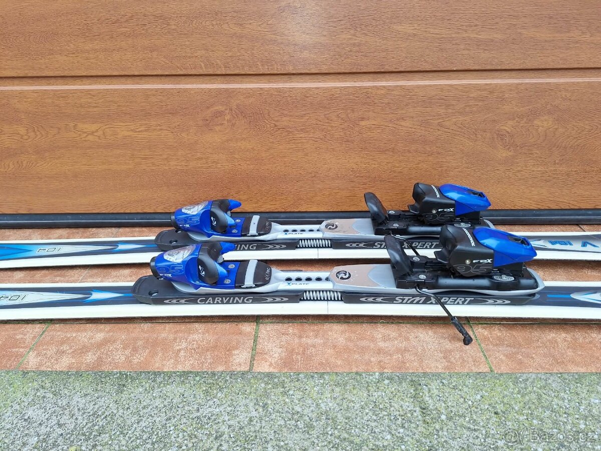 Lyže Rossignol 160 cm + hůlky - 6