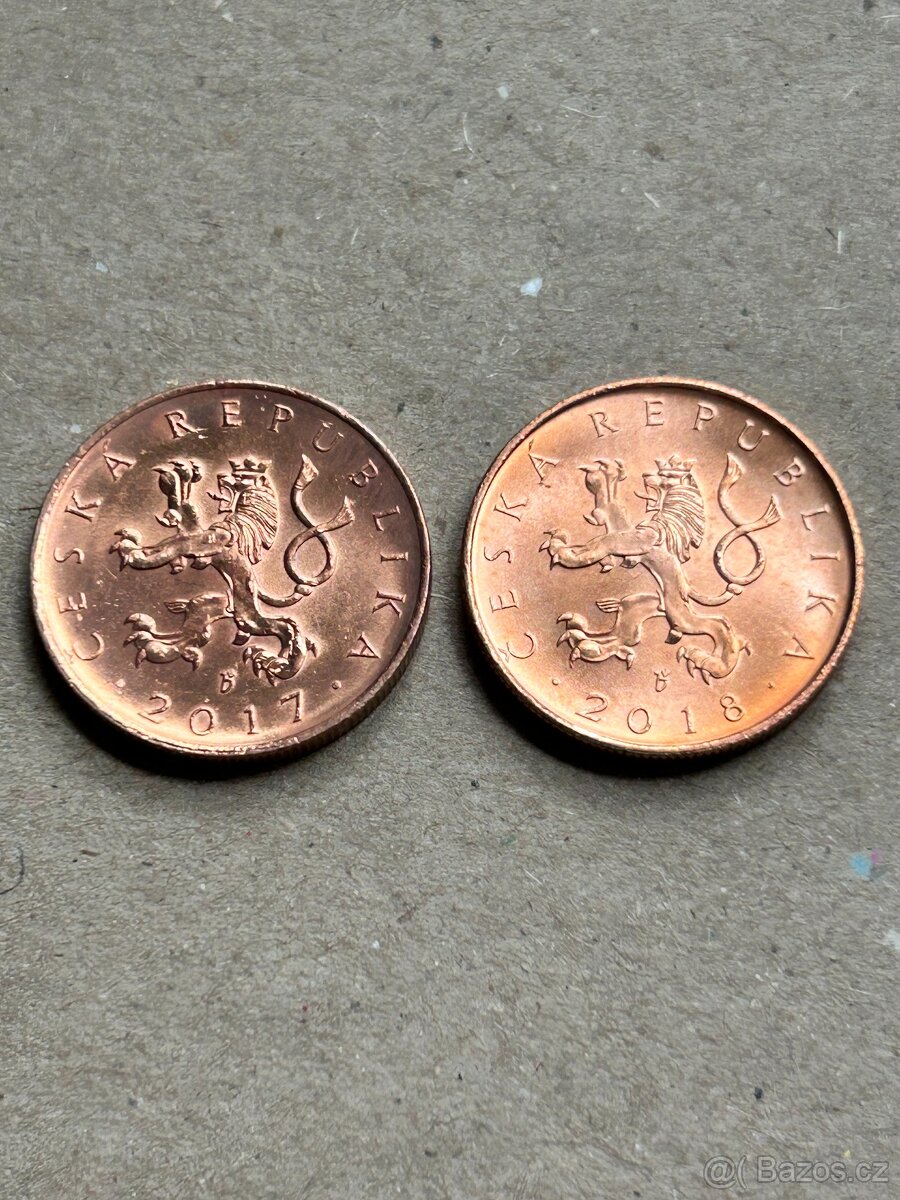 10 Kč 2017 + 2018, nálitek / chyboražba - 6
