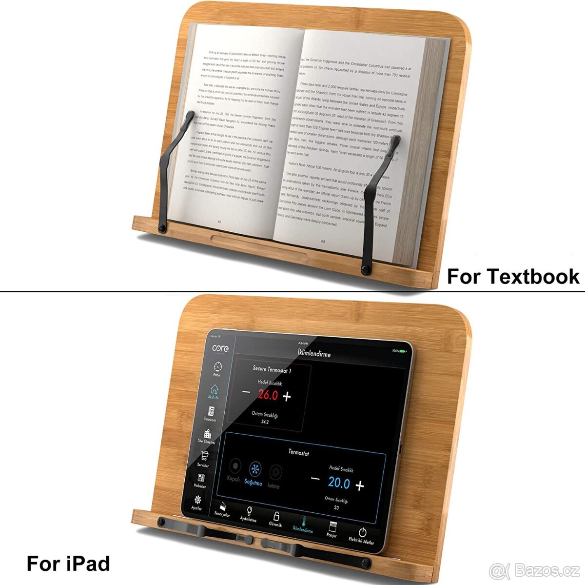 Stojan na čtení z bambusu - 6