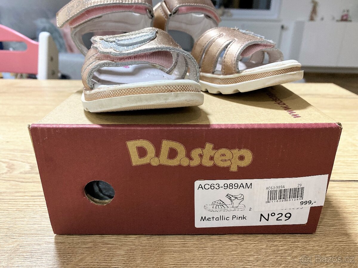 Dívčí sandály D.D. Step, vel. 29, TOP Stav - 6