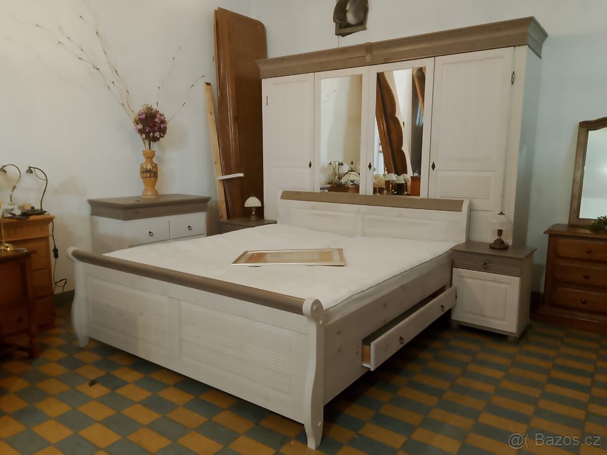 KOMPLETNÍ CELOMASIVNÍ LOŽNICE GUSTAV - 6