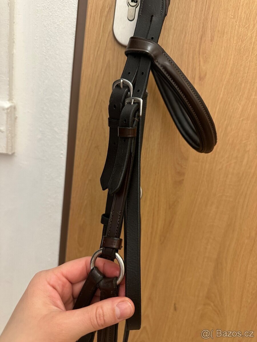 Mexická uzdečka Full hnědá - 6