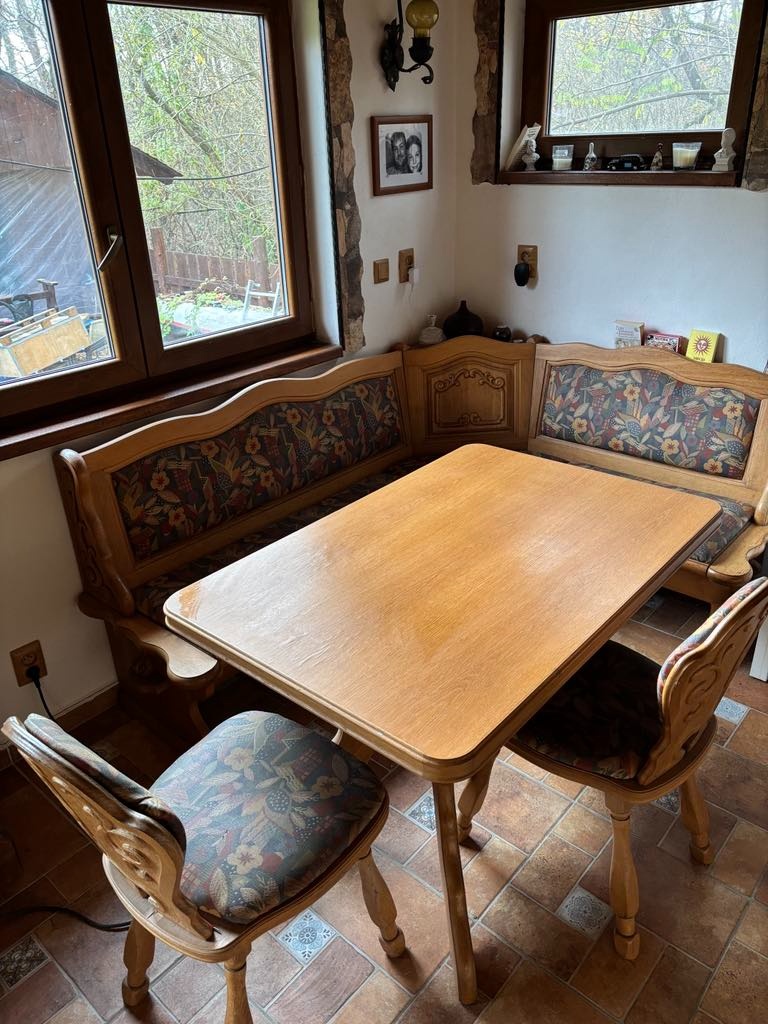 Rustikální rohová lavice - 6