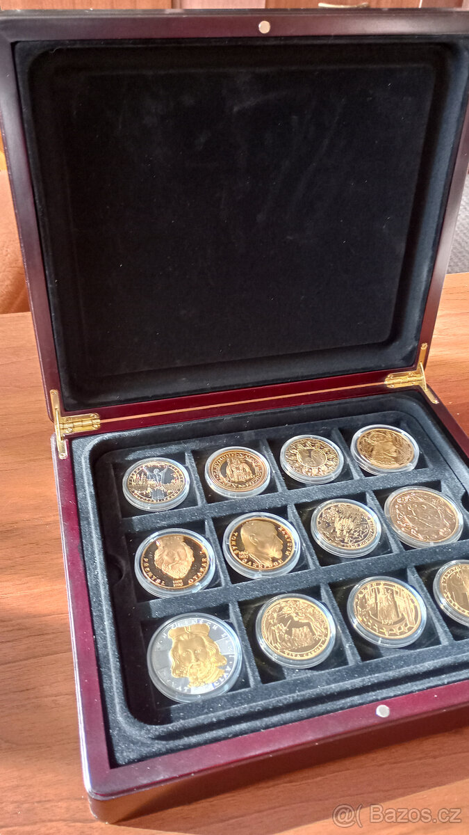 Historie Česka – luxusní sada 12 medailí - 6