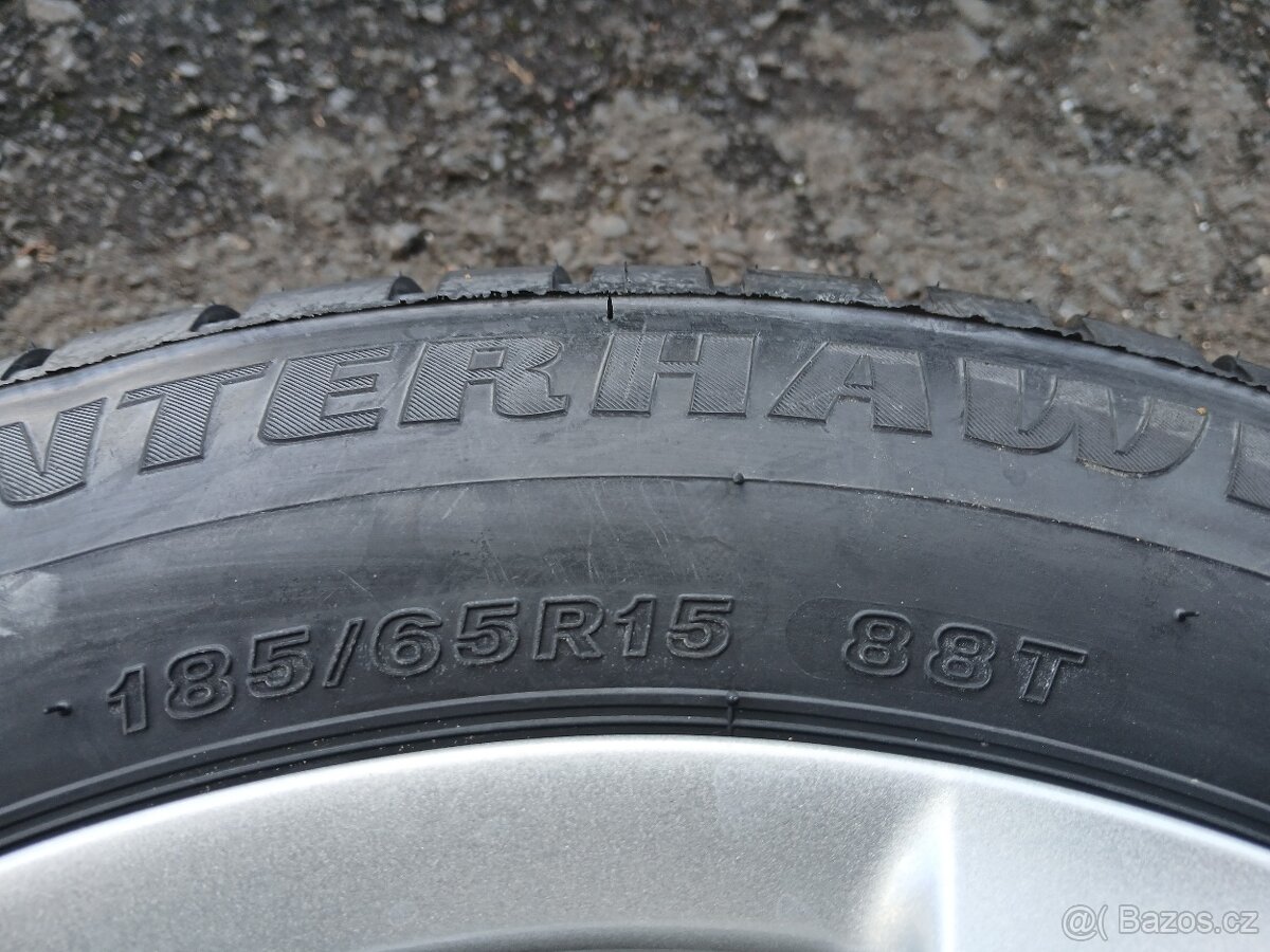 Prodám NOVOU sadu ALU kol Borbet 185/65R15 zimní - 6