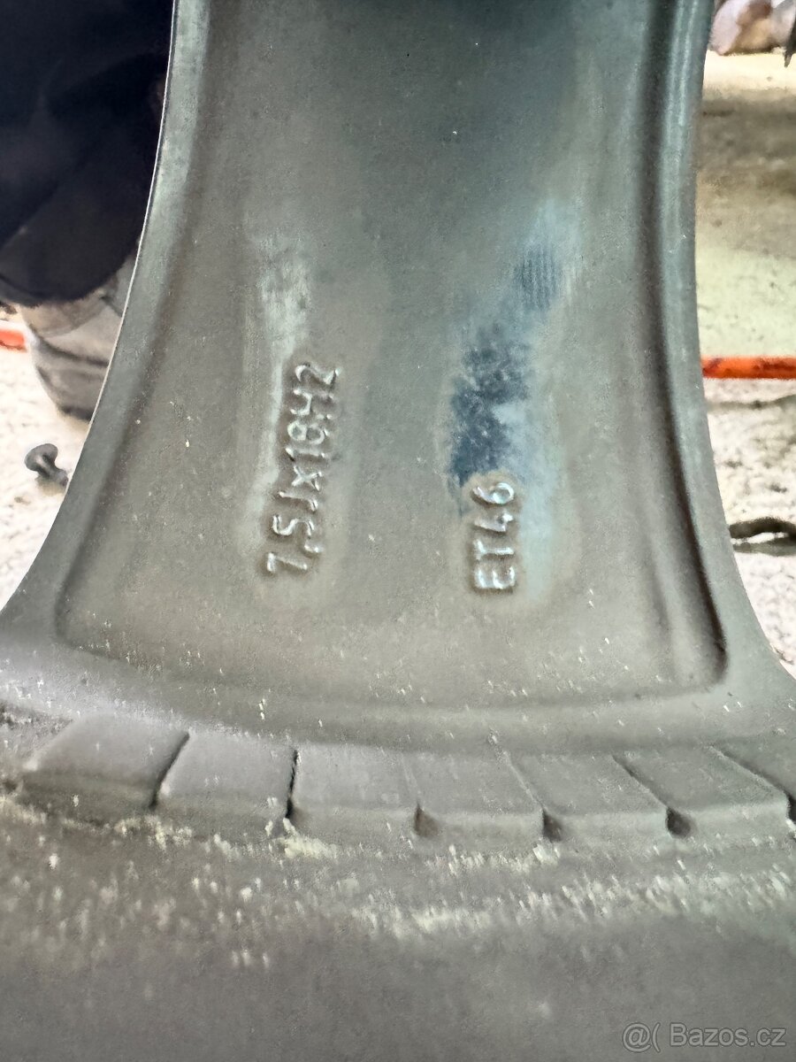Alu kola r18 5x112 letní pneu - 6