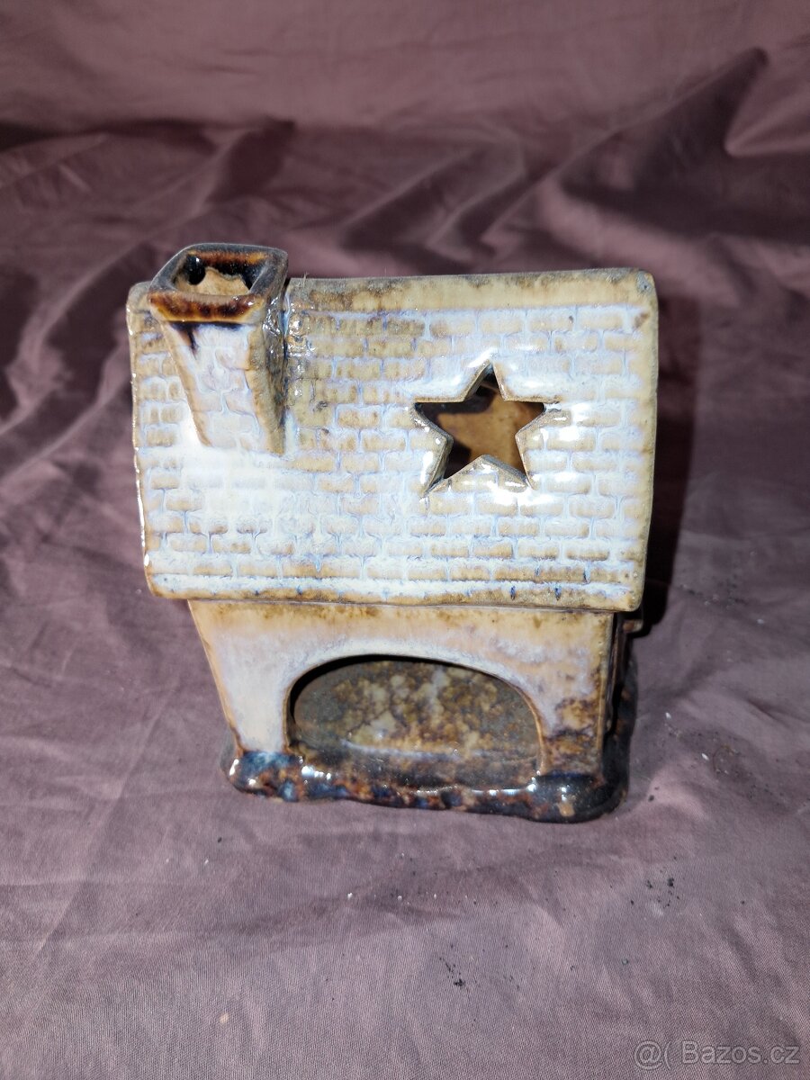 Vánoční domečky na čajovou svíčku. - 6