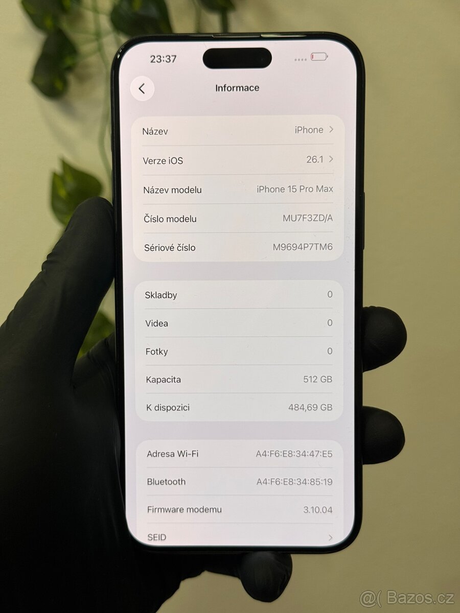 iPhone 15 Pro Max 512GB modrý - 6