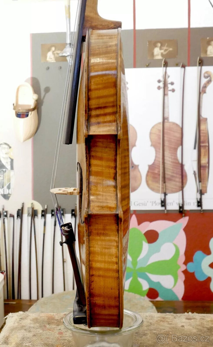 Velmi kvalitní mistrovská houslová etiketa .Januarius Gaglia - 6