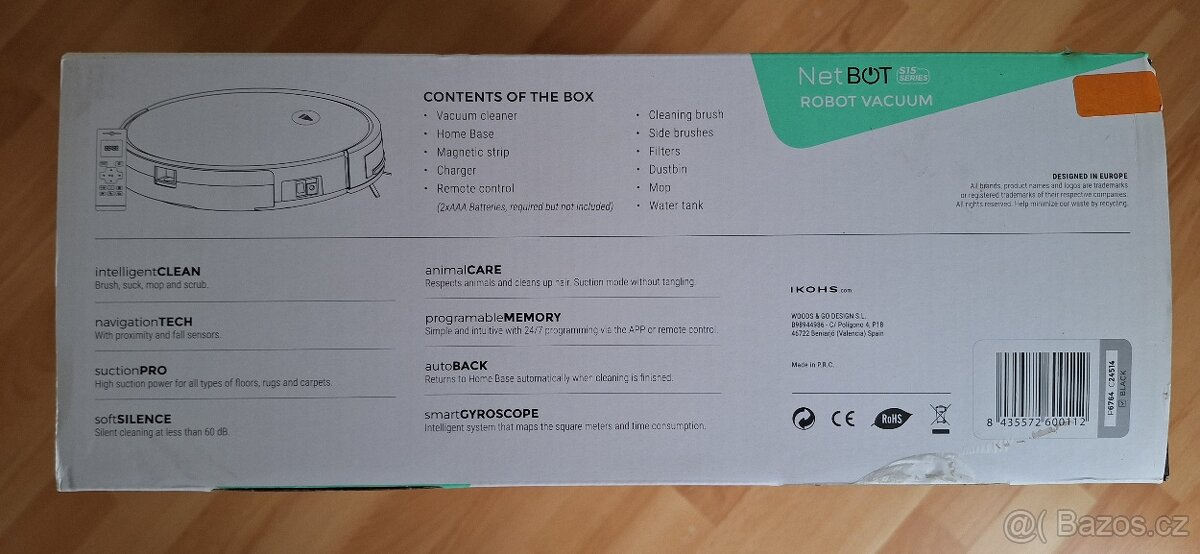 NOVÝ robotický vysavač IKOHS NetBot S15 - 6