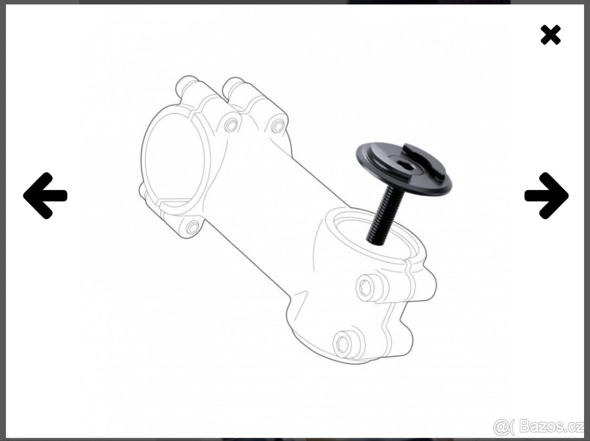 držák telefonu na řídítka + obal - Micro Stem mount Pro - 6