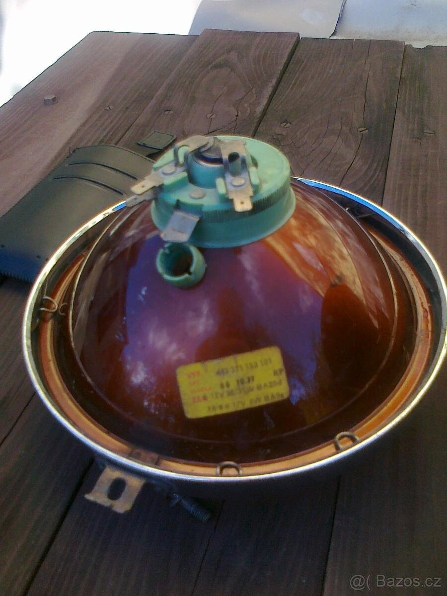 JAWA 350, ČZ přední světlomet PAL - 6