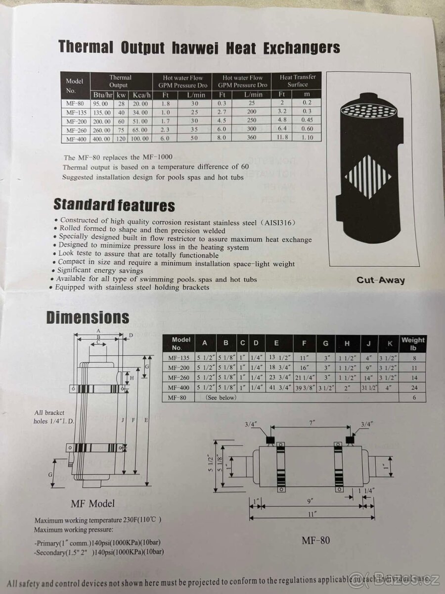 Nerezovy výměnik tepla(323) - 6