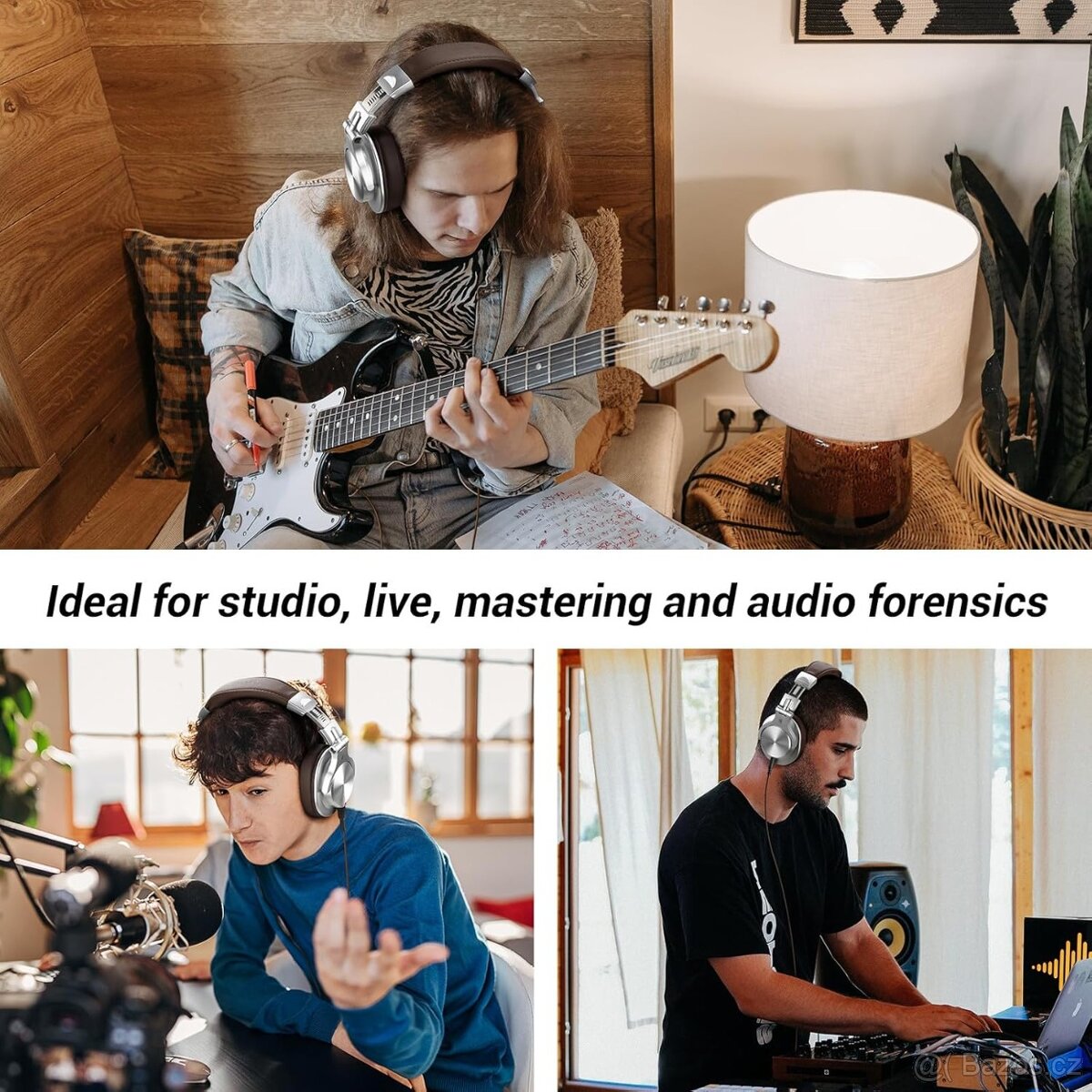 Bezdrátová Bluetooth sluchátka OneOdio A70 Hi-Res 72h výdrž - 6