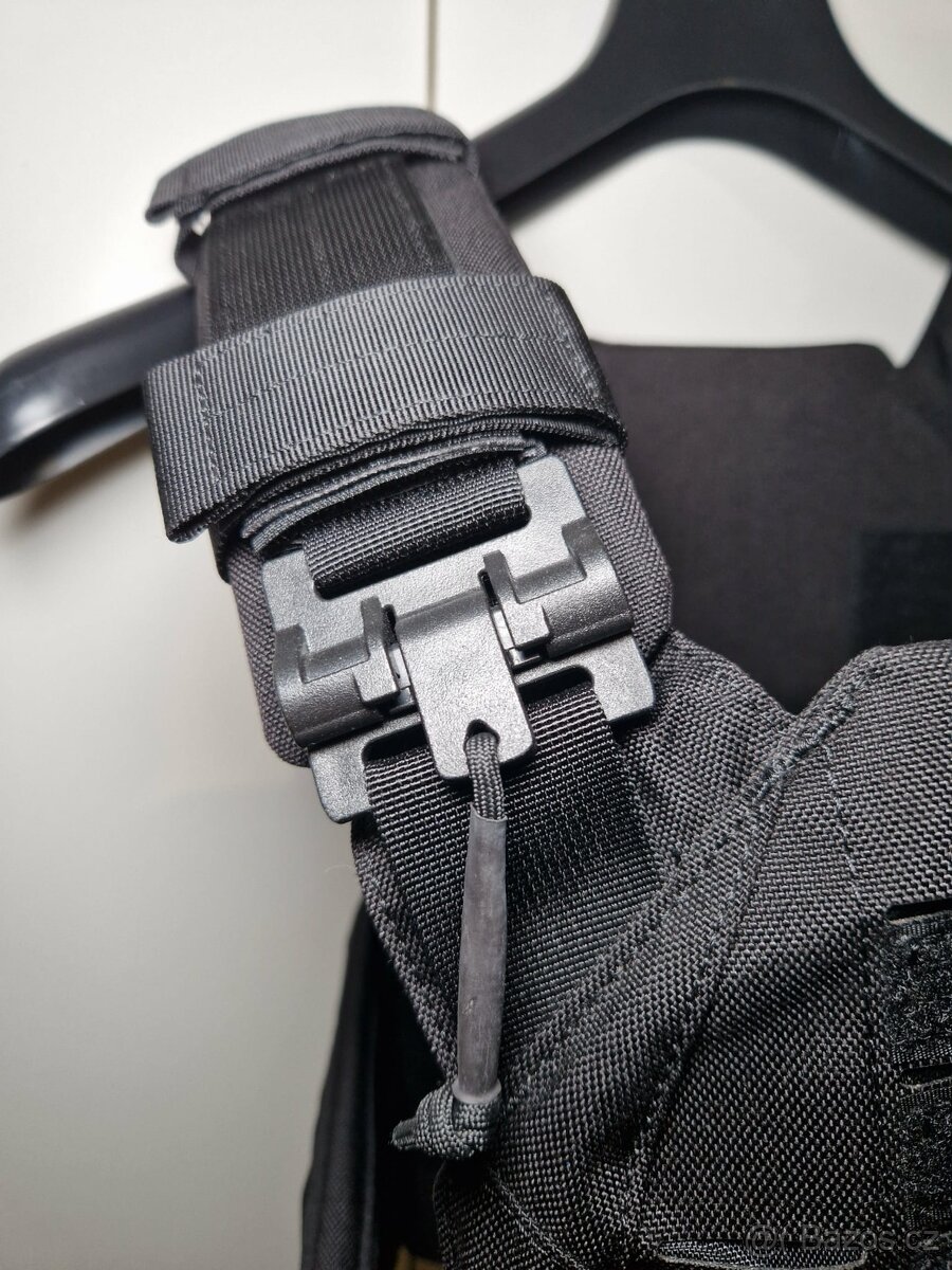 Nosič Plátů / Balistická Vesta + Pláty, černý - 6