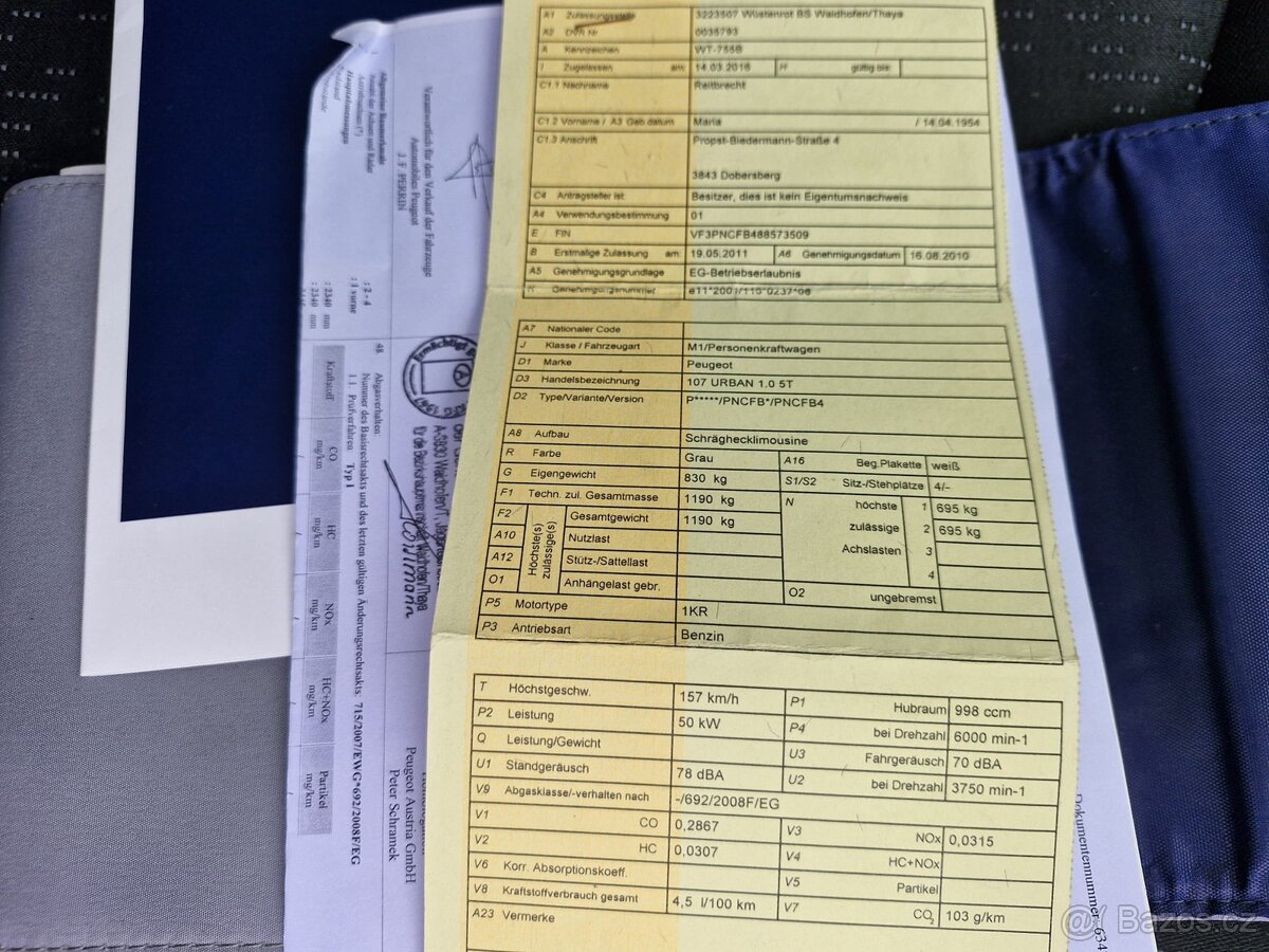 Peugeot 107, r.v.2011, 0,9i,110000 km, klima - 6
