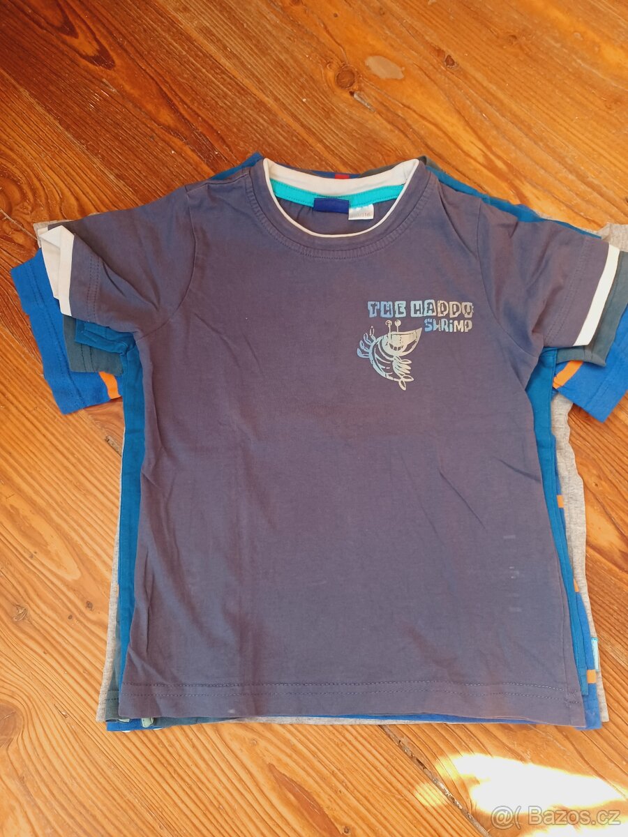 5x triko krátký rukáv 104 - 6