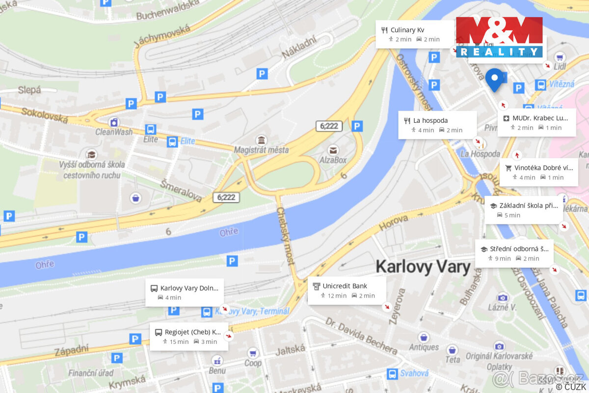 Prodej bytu 2+1, 55 m², Karlovy Vary, ul. K. Čapka - 6