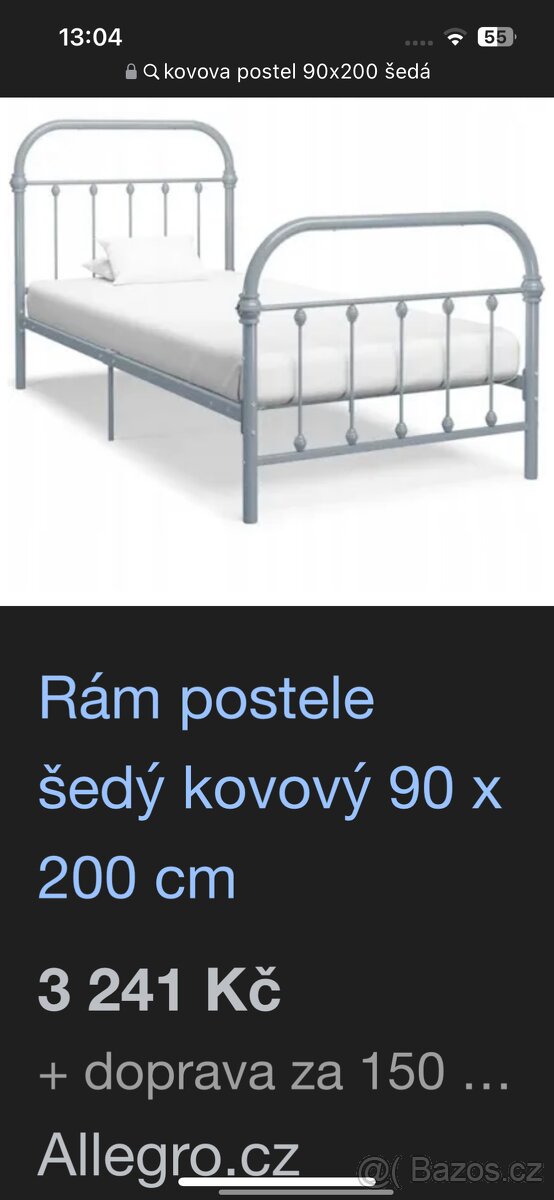 Postel kovová - 6