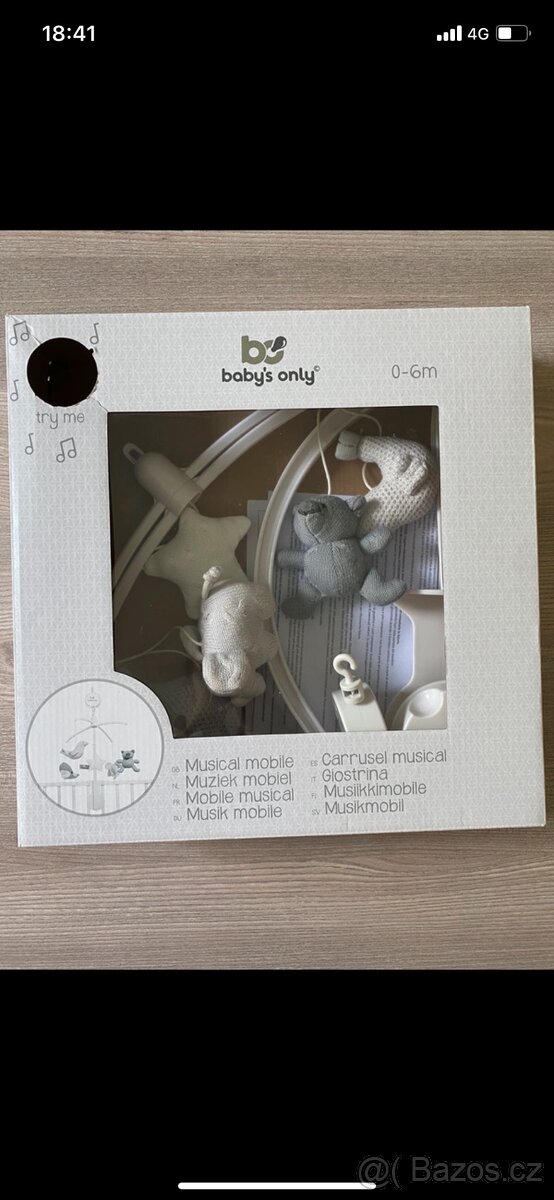 Hrací kolotoč nad postýlku Baby’s Only - 6