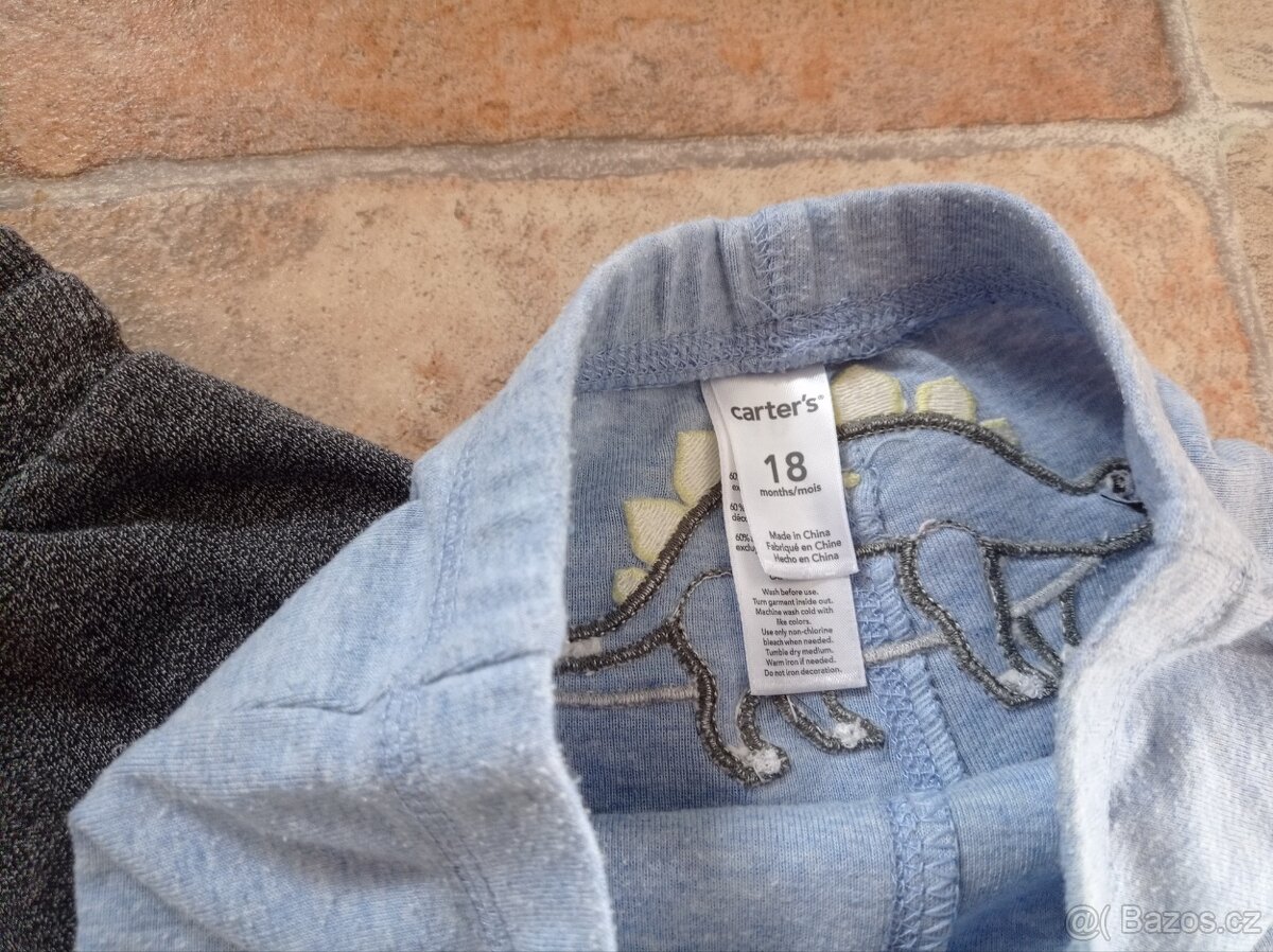 Dětské chlapecké tepláky vel. 86 12-18 měs. - 6