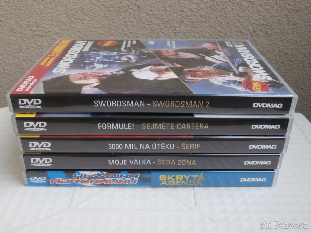 10 filmů na 5-ti originál oboustranných DVD - 6