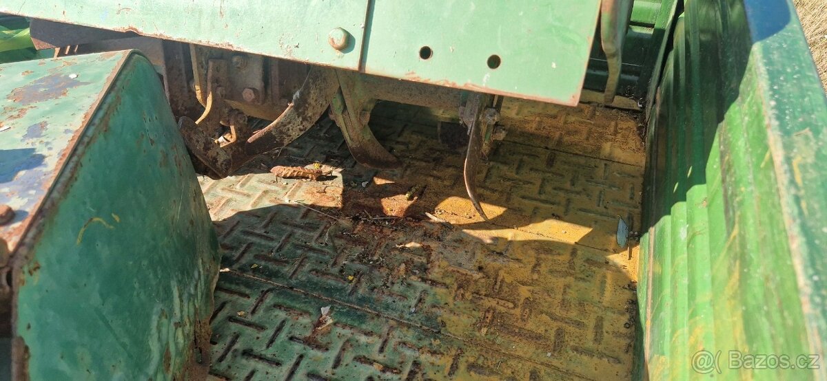 Predám taliansk malotraktor/motorobot 4x4 18,5hp+2×rotavator - 6