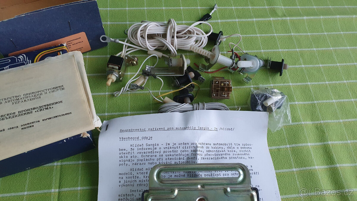 Retro autoalarm Sargis 2m - 6